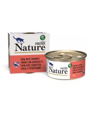 Консервы для кошек Prime Nature тунец с креветками в желе