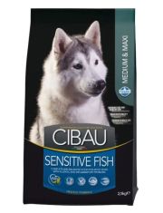 Сухой корм для собак Farmina Cibau Sensitive Fish Medium & Maxi средних и крупных пород с чувствительным пищеварением с рыбой