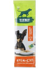 Крем-суп для собак Лакомство TiTBiT с кусочками индейки