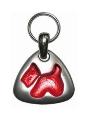 Адресник для собак Дарэлл "Собачка" бронза 