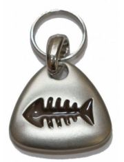 Адресник для собак Дарэлл "Рыбка" бронза