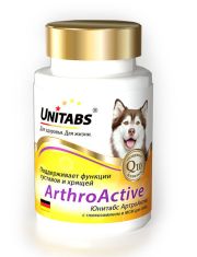 Витамины для собак Unitabs ArthroАctive всех пород для здоровья связок и суставов 