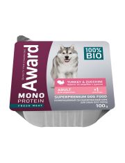 Влажный корм для собак AWARD Monoprotein паштет из индейки с цукини