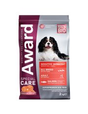 Сухой корм для собак AWARD SPECIAL CARE Sensitive Skin&Coat для здоровой кожи и шерсти со свежим лососем