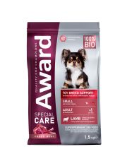 Сухой корм для собак миниатюрных пород AWARD SPECIAL CARE Toy Breed Support со свежим мясом ягненка