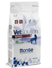 Диетический корм для кошек Monge VetSolution Cat Hepatic Гепатик при заболеваниях печени