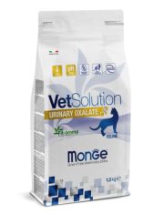 Диетический корм для кошек Monge VetSolution Cat Urinary Oxalate Уринари Оксалат при заболеваниях мочеполовой системы и оксалатном течении МКБ