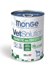 Диетические консервы для собак Monge VetSolution Dog Diabetic and Obesity при сахарном диабете и лишнем весе