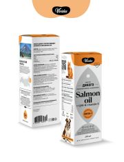 Кормовая добавка для животных Vividus Масло лососевое с коэнзимом Q10