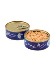 Консервы для кошек Delish Premium с мясом лосося