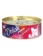 Консервы для кошек Delish Premium для котят, мясное ассорти