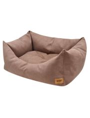 Лежанка для кошек пухлик ZOOExpress "Classic" искусственная замша №1