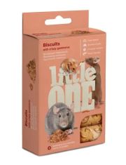 Лакомство для грызунов Little One бисквиты с хрустящим гаммарусом