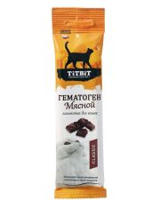 Лакомство для кошек TiTBiT Гематоген мясной классик 