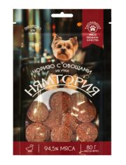 Лакомство для собак Нямтория Чоризо из утки с овощами