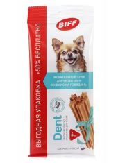 Лакомство для собак мелких пород Biff Dent с говядиной 