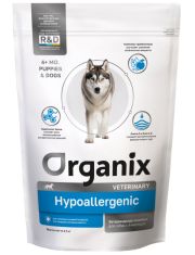 Сухой корм для собак Organix Hypoallergenic для снижения пищевой аллергии или пищевой непереносимости