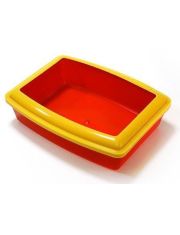 Туалет для кошек ВАКА лоток для кошек с бортиком, глубокий