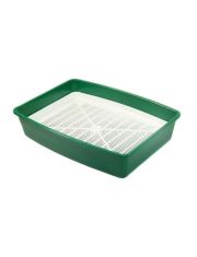 Туалет для кошек ВАКА глубокий с сеткой