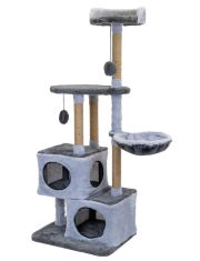 Комплекс-когтеточка для кошек Дарэлл ЭЛЬЗА разборная, 3-х уровневая, 2 домика