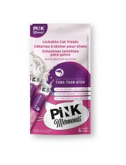 Лакомство для для кошек и котят PINK MOMENTS Пюре с тунцом и маслом лосося