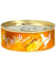 Консервы для собак Delish Premium с курицей