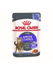 Royal Canin APPETITE CONTROL CARE (АППЕТАЙТ КОНТРОЛ КЭА) Корм консервированный полнорационный для взрослых кошек - Рекомендуется для контроля выпрашивания корма, мелкие кусочки в желе