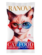 Полнорационный сухой (сублимированный) корм для кошек Ranova с курицей