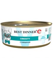 Консервы для собак Best Dinner Vet Profi Obesity при избыточном весе с говядиной 