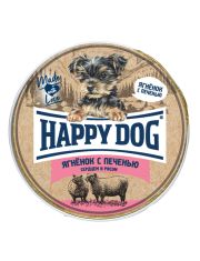 Консервы для щенков Happy Dog Natur Line с ягненком, печенью, сердцем и рисом
