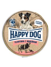 Консервы для собак Happy Dog Natur Line с телятиной и индейкой
