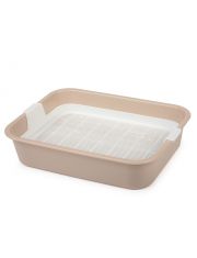 Туалет для кошек АЛЬТА с сеткой "Мурка" 332*256*72мм