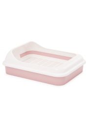 Туалет для кошек АЛЬТА с бортом и сеткой "Лекси" 450*355*150мм