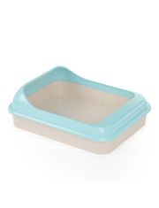 Туалет для кошек АЛЬТА с бортом "Мур-мяу" 455*355*150мм