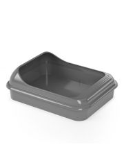 Туалет для кошек АЛЬТА с бортом "Верный друг" 455*355*150мм