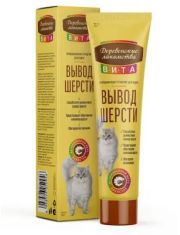 Паста для кошек Деревенские лакомства ВИТА  вывода шерсти со вкусом креветки 