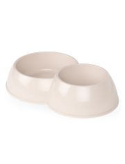 Миска для животных двойная АЛЬТА 295*200*70мм