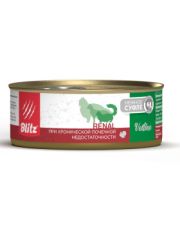 Консервы для кошек Blitz Vetline Renal при почечной недостаточности, индейка