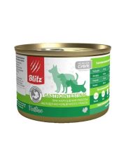 Консервы для собак Blitz Vetline Gastrointestinal Dog при нарушениях ЖКТ, индейка
