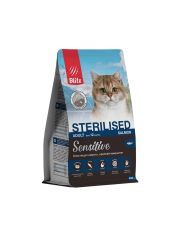 Сухой корм для кошек BLITZ SENSITIVE ADULT CAT STERILIZED SALMON с чувствительным пищеварением, с лососем