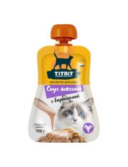 Лакомство для кошек TiTBit Соус мясной с бараниной