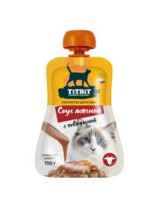 Лакомство для кошек TiTBit Соус мясной с говядиной