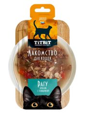 Лакомство для кошек TIBIT Рагу кролик с говядиной