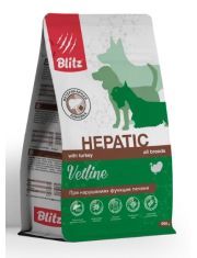 Сухой корм для собак BLITZ VETLINE HEPATIC при заболеваниях печени