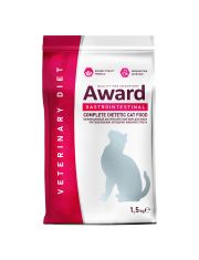Сухой диетический корм для кошек AWARD VETERINARY DIET GASTROINTESTINAL при заболеваниях желудочно-кишечного тракта