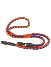 Поводок-перестежка для собак  Ferplast TWIST MATIC оранжевый с синим
