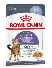 Royal Canin Корм для поддержки контроля аппетита у взрослых кошек, (Appetite Control Care), кусочки в желе.