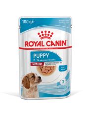 Royal Canin Корм для щенков средних пород (Medium Puppy), кусочки в соусе