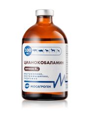 Раствор для животных ЦИАНОКОБАЛАМИН витамина В12  для инъекций
