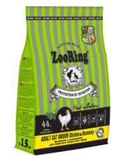 Сухой корм для кошек ZOORING Adult Cat Indoor цыпленок с розмарином